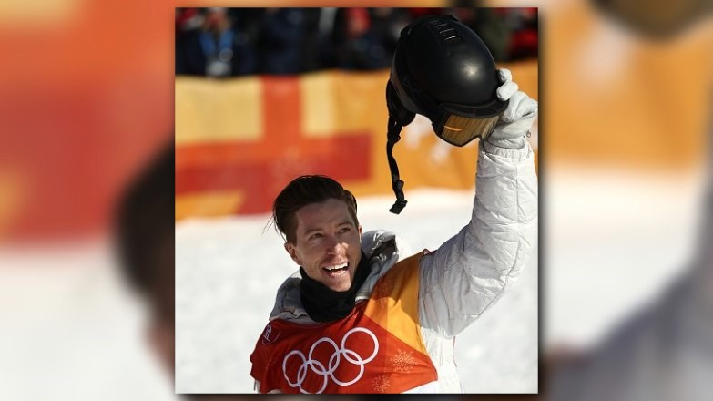 Shaun White throws helmet after epic first run in halfpipe